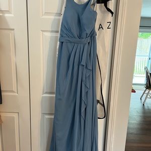 Azazie Casandra long bridesmaid dress